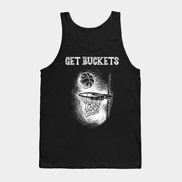 Get Buckets! Tank Top by Buff Geeks Art